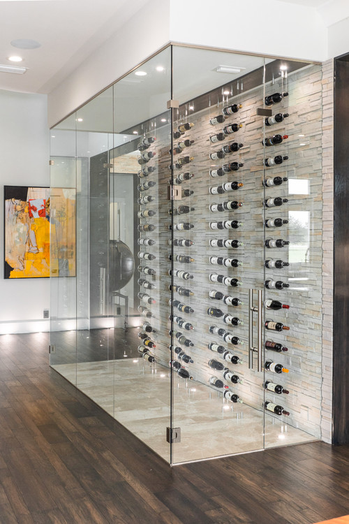 Glass wine cellars - Bright Glass